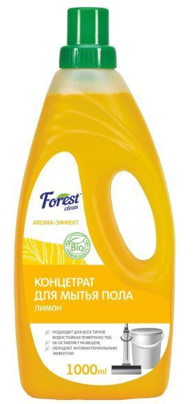 FOREST CLEAN Концентрат для мытья пола "Лимон" 1000 мл - купить с ...