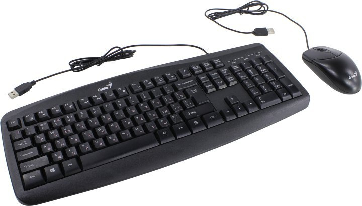 Комплект клавиатура и мышь Genius Smart KM-200 Black — купить в ...