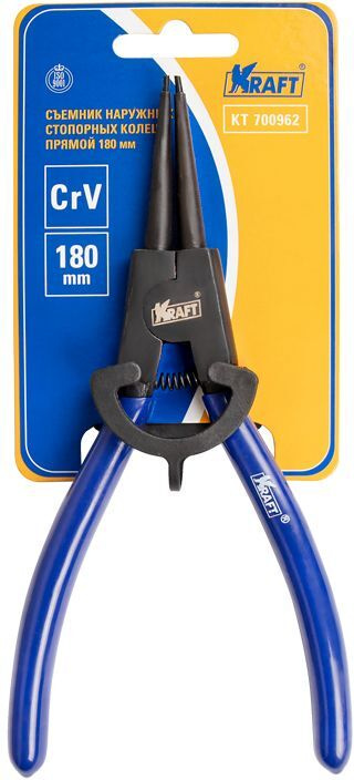 Съемник наружных стопорных колец KRAFT KT 700962, прямой, 180 мм ...
