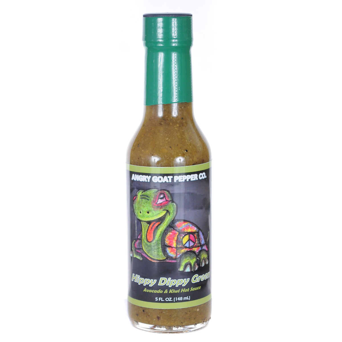 Среднеострый соус из Америки Angry Goat Pepper Co. Hippy Dippy Green