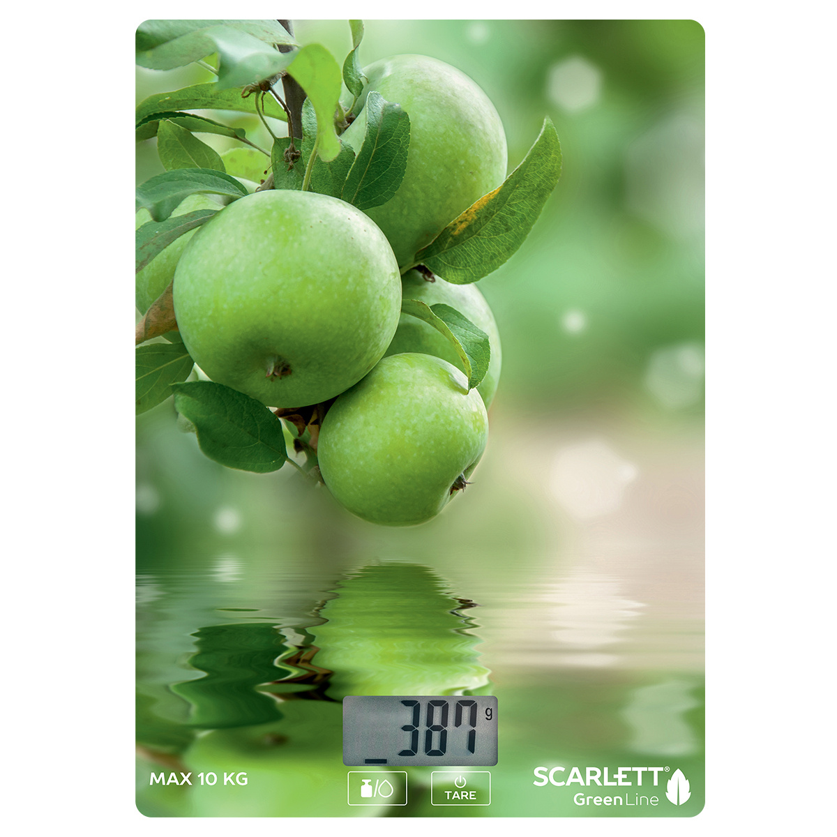 Электронные Кухонные весы Scarlett SC-KS57P91, коллекция Green Line, зеленый, салатовый  #1