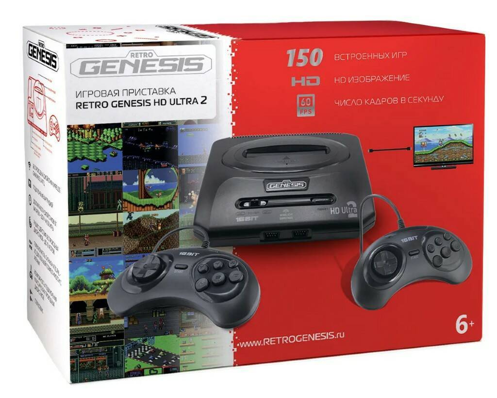 Приставка игровая sega genesis modern