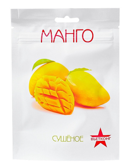 Манго сушёное, Вьетконг, 70 г, 1 упаковка — купить в интернет-магазине ...