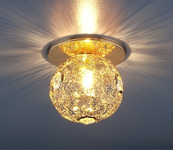 Потолочный светильникЭлектростандарт1002 золото - купить по выгодной ...