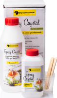 Эпоксидная смола для творчества и украшений, набор 580 г EPOXIMAXX Epoxy Crystal PLUS, прозрачная, устойчива к пожелтению, без запаха. Спонсорские товары