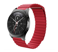 Сменный ремешок-браслет MyPads Antico из натуральной кожи для умных смарт-часов Samsung Galaxy Watch 42 mm SM-R810 с магнитной застежкой и стильным дизайном. Спонсорские товары