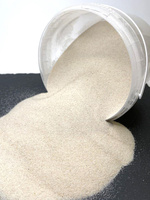Натуральный кварцевый песок для песочницы, песок для рисования, песок для творчества, песок для светового стола, флорариума, для поделок (фракция 0.1-0.3), 1 кг. Спонсорские товары