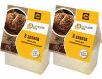 LAVAKONMIX Смесь для выпечки хлеба Хлеб 8 злаков, 2 шт по 450 гр. Спонсорские товары