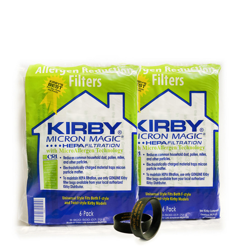 Universal 2 packages Micron Magic Hepa Filter Plus for Kirby 2 per pack Universal 2 packages Micron Magic Hepa Filter Plus for Kirby 2 per pack