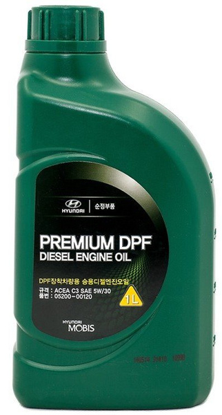Масло моторное Hyundai diesel engine oil premium dpf 5w-30 5W-30 ...