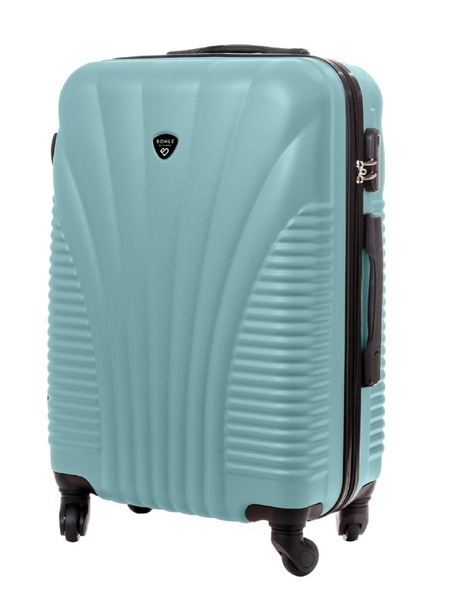 Чемодан Bonle, премиум ABS-пластик, Океания, Нефритовый, размер М, 65 ...