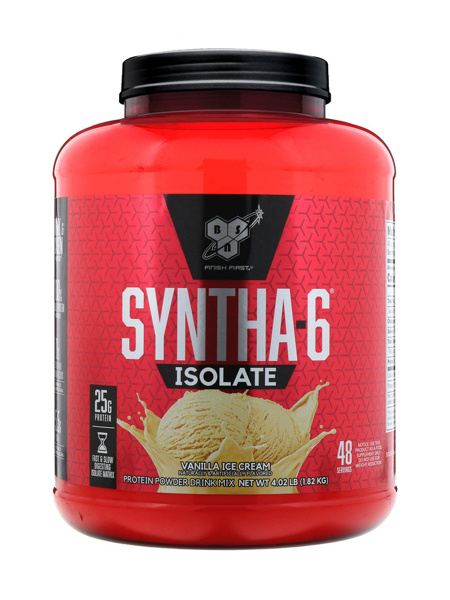 Изолят протеина + BCAA BSN Syntha-6 Isolate 1820 гр Ванильное Мороженое ...