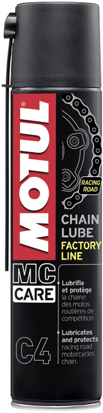 Смазка MOTUL C4 CHAIN LUBE FACTORY LINE, 0.4 л., Спрей - купить в ...