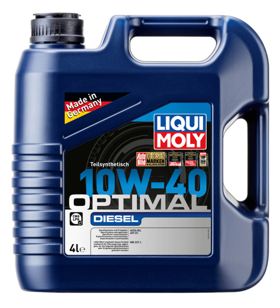 Масло моторное Liqui Moly 10W-40 Полусинтетическое - купить в интернет ...