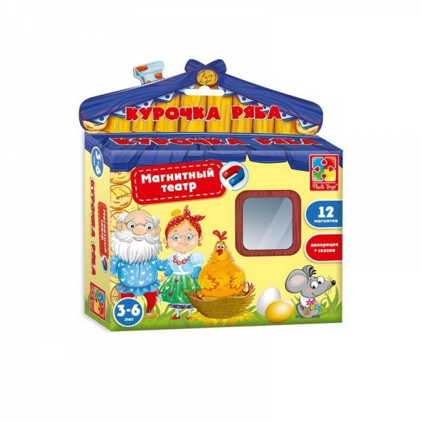 Театр магнитный Vladi Toys Курочка Ряба игра для детей, детский игровой ...