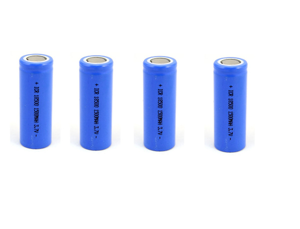 Аккумуляторы 18500 Li-ion 1500mAh 3.7V 4 шт - купить с доставкой по ...