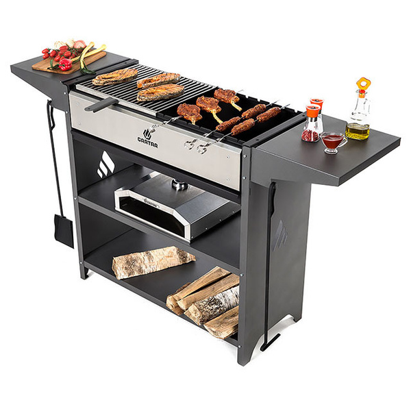 Мангал GRATAR, Сталь, 158x158x92 см купить по выгодной цене в интернет ...