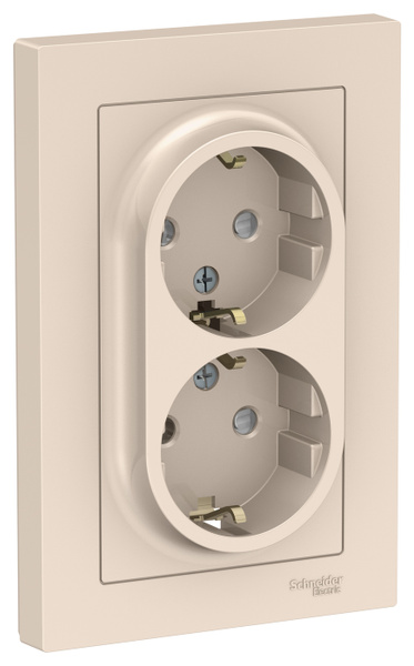 Розетка с заземлением со шторками 16А Schneider Electric / Systeme ...