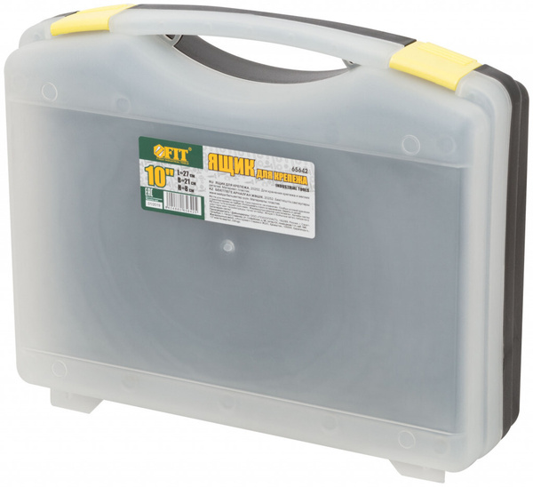 Ящик для инструментов FIT FINCH INDUSTRIAL TOOLS 27 х 22 х 8 см, 1 секц ...