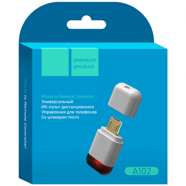 ИК-приемник Универсальный пульт ИК A102 Micro USB для телевизоров ...