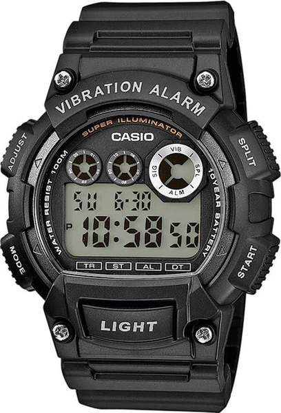 Электронные наручные часы Casio W-735H-1A с вибробудильником - купить с ...