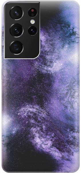 Силиконовый чехол Космическое свечение на Samsung Galaxy S21 Ultra ...