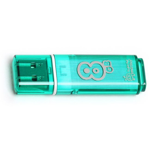USB-флеш-накопитель SmartBuy Glossy green sb8gbgs-g - купить по ...