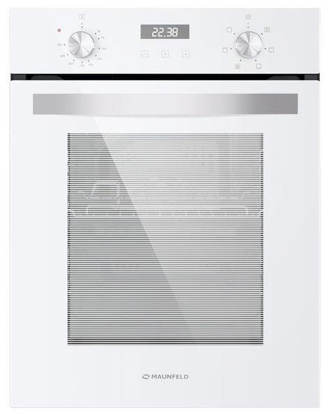 Духовой шкаф электрический встраиваемый MAUNFELD EOEM516W, 45 см, 51 л ...