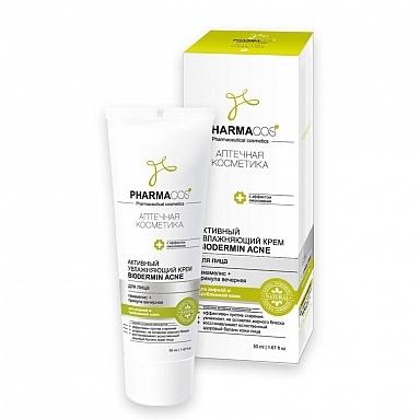 Витэкс PHARMACos Активный Увлажняющий крем для лица Biodermin Acne 50 ...