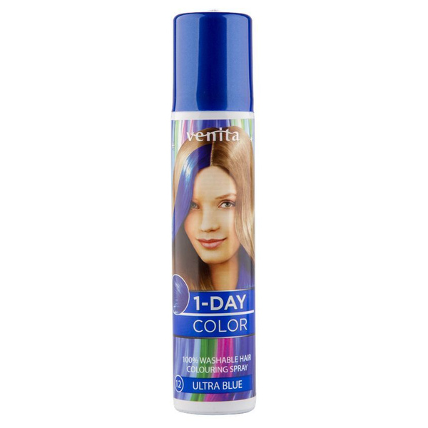 VENITA Спрей для волос оттеночный 1-DAY COLOR тон Saphir blue 50 мл ...