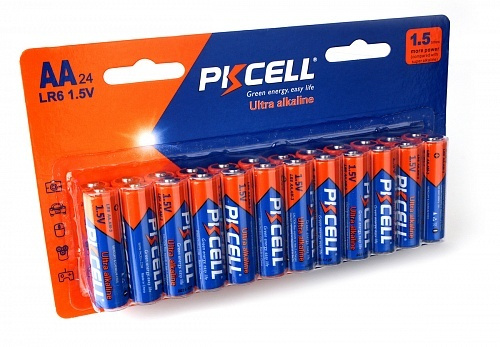 PKCELL Батарейка AA, 24 шт - купить с доставкой по выгодным ценам в ...