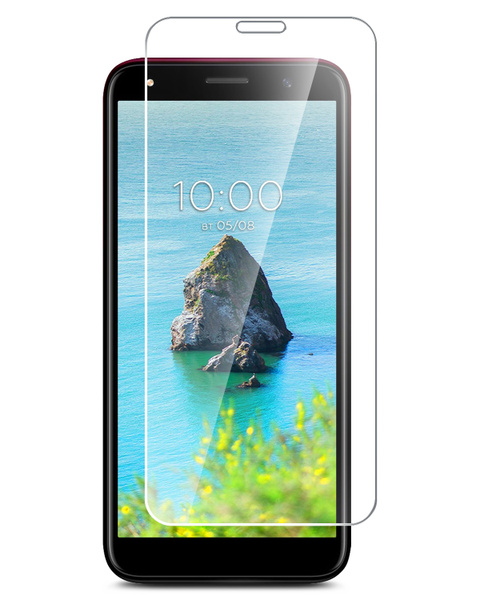 Защитное стекло на BQ 5533G FRESH (Гибридное - пленка + стекловолокно ...