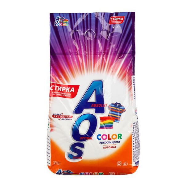 Стиральный порошок Aos Color Automat, автомат, 3 кг - купить с ...