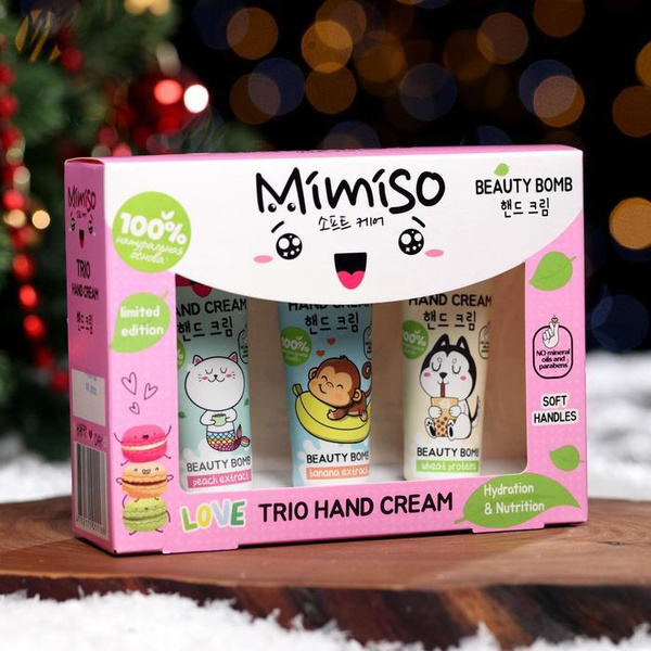 Подарочный набор Mimiso Trio Hand Cream Крем для рук 30 мл + Крем для ...
