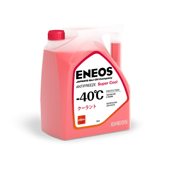Антифриз ENEOS Super Cool -40C_Красный, Готовый раствор купить по ...