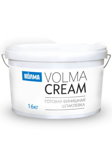 Волма Volma Cream Готовая полимерная финишная шпаклевка 16кг купить по ...