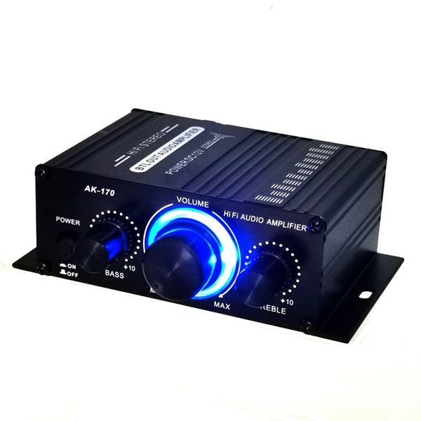 Мини-усилитель ereo DC12V, двухканальный Hi-Fi проигрыватель - купить с ...