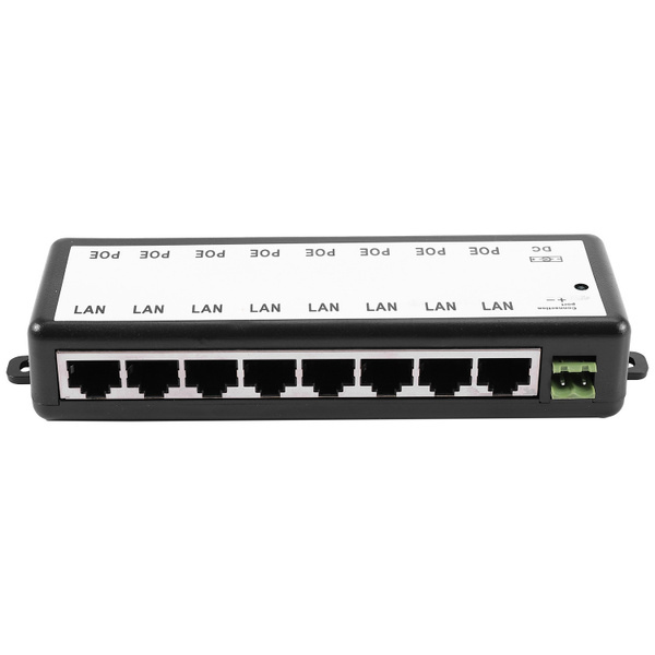 8-портовый сплиттер Poe Injector, совместимый с сетевой камерой ...