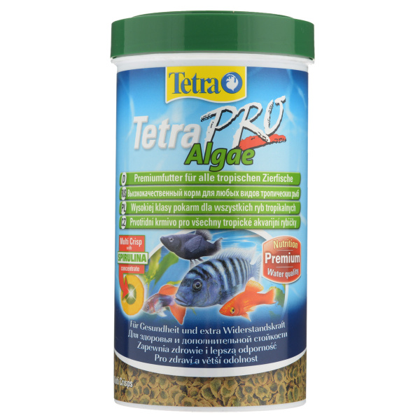 Характеристики Tetra Pro Algae Crisps / Растительный корм Тетра для ...