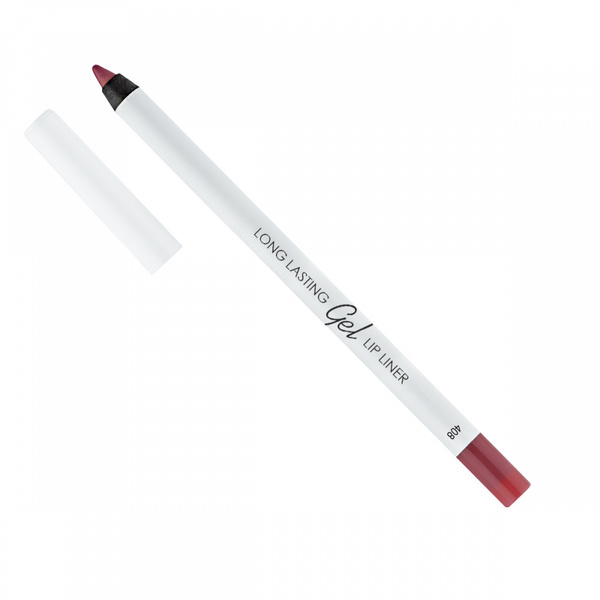 LAMEL PROFESSIONAL Long lasting Gel Карандаш для губ гелевый, тон 408 ...