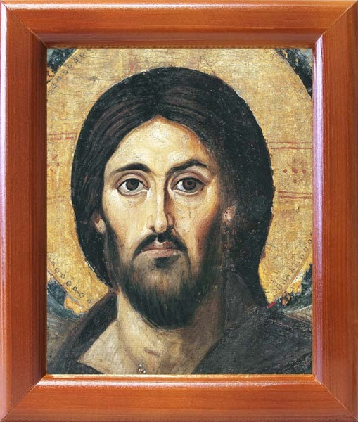 Спас Синайский или Христос Пантократор, VI в, икона в рамке 12,5*14,5 ...