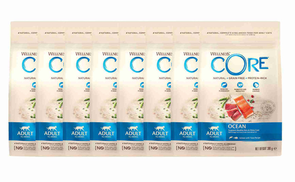 CORE корм из лосося с тунцом для взрослых кошек 300 г х 8 шт. - купить ...