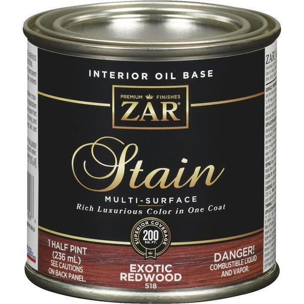 Льняное тонирующее масло Zar Oil Base Wood Stain № 171 Грифельно серый ...