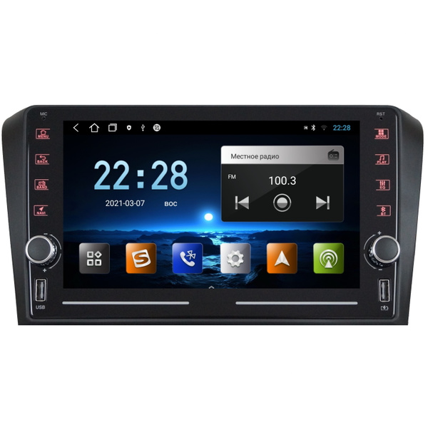 Магнитола R320 Мазда 3 2003-2008 Mazda 3 BK - Android 12 - IPS экран2 ...