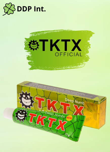 TKTX / Крем-мазь тктх 40% Green (Зеленый), 10 г для тату, перманентного ...