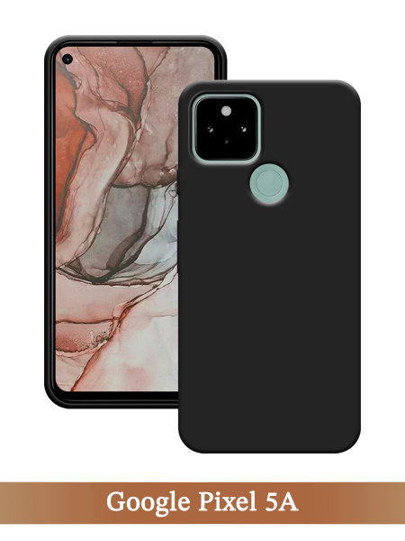 Матовый силиконовый чехол на Google Pixel 5A / Гугл Пиксель 5A с ...