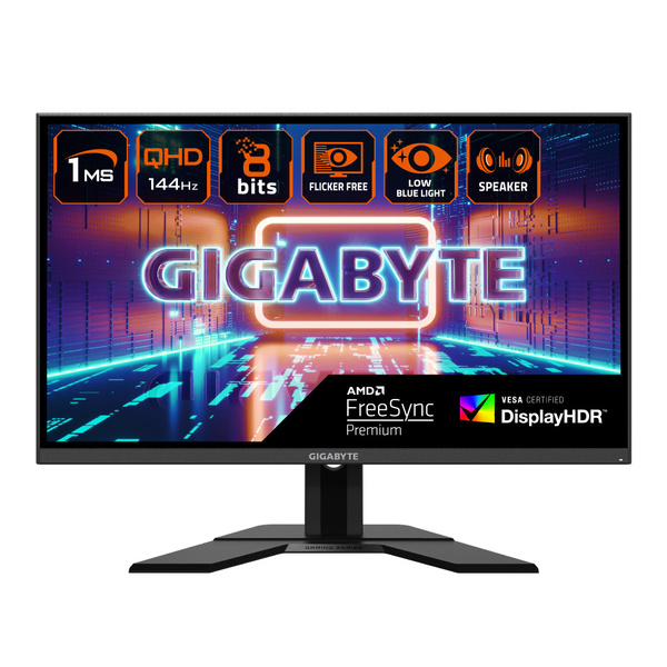 Монитор Gigabyte G27Q-EK Gaming monitor Black (IPS, 2560x1440, 144Hz ...