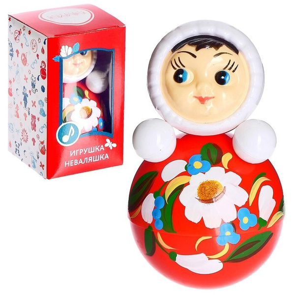 Котовские неваляшки Неваляшка в художественной упаковке с рисунком, 6,5 ...