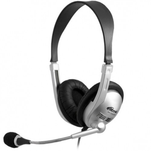 Игровые наушники Ritmix RH-533 USB, серебристый - купить по доступной ...