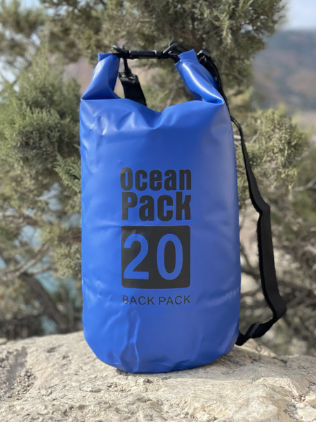 Непромокаемая водонепроницаемая герметичная сумка мешок Ocean Pack 20 ...